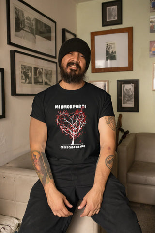 "Mi amor por ti crece cada día mas"