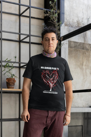 "Mi amor por ti crece cada día mas"