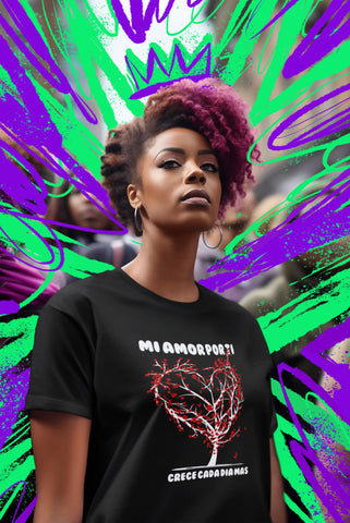 "Mi amor por ti crece cada día mas"